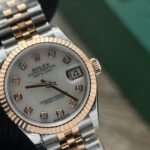 Rolex Datejust SS/RG Plated MOP Dial Diamonds 31mm Jub Replica - 图片 4