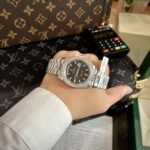 Rolex Day-Date 904L Steel Black Dial With Diamonds 40mm Super Clone - 图片 6