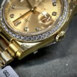 Rolex Day-Date YG Plated Champagne Dial With Diamonds 40mm Super Clone - 图片 4