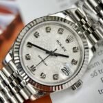 Rolex Datejust 316L Steel White Motif Dial CZ Diamonds 31mm Jub EWF Replica - 图片 5