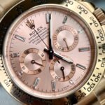 Rolex Daytona 116505 RG Plated Pink Dial CZ Diamonds 40mm Oyster Super Clone - 图片 4