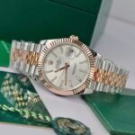 Rolex Datejust SS/RG Plated White Dial 41mm Jub Super Clone - 图片 2