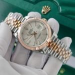 Rolex Datejust SS/RG Plated White Dial 41mm Jub Super Clone - 图片 3
