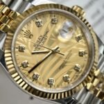 Rolex Datejust SS/YG Plated Champagne Dial CZ Diamonds 41mm Jub Replica - 图片 3