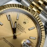 Rolex Datejust SS/YG Plated Champagne Dial 41mm Jub EWF Replica - 图片 4