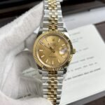 Rolex Datejust SS/YG Plated Champagne Dial 41mm Jub EWF Replica