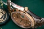 Rolex Datejust SS/RG Plated Fluted Gold Dial CZ Diamonds 36mm Jub Super Clone - 图片 3