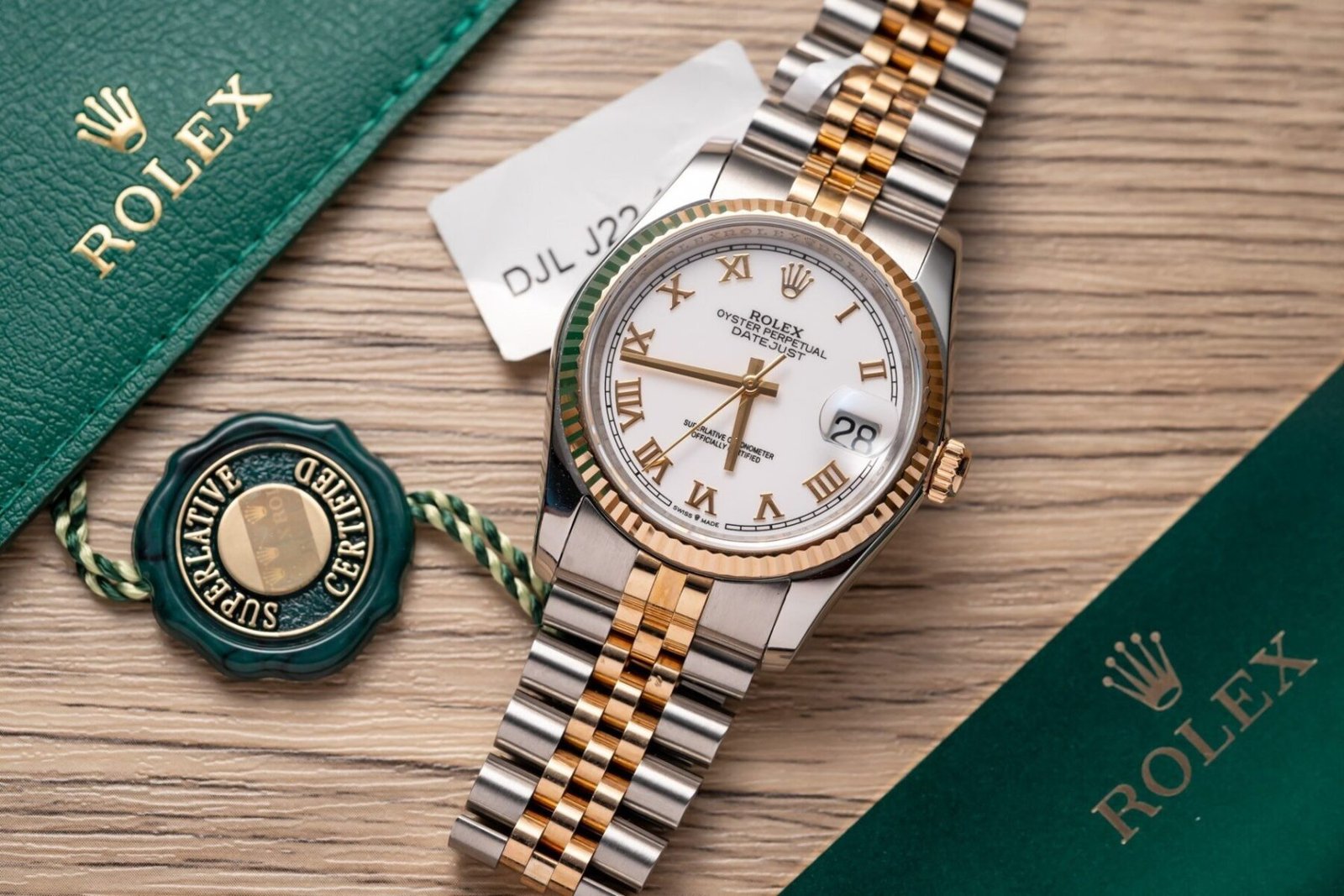 1750588550-220-1.jpg Rolex Datejust 126233 SS/RG Plated White Dial 36mm Jub Super Clone - 图片 1