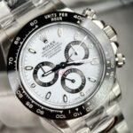 Rolex Daytona 116500LN 904L Steel White Dial 40mm Oyster Super Clone - 图片 3