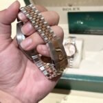 Rolex Datejust SS/RG Plated Chocolate Dial CZ Diamonds 41mm Jub EWF Replica - 图片 6