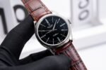 Rolex Cellini 50509 316L Steel Black Dial 39mm Leather MKSF Replica