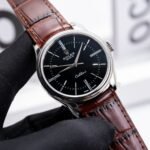 Rolex Cellini 50509 316L Steel Black Dial 39mm Leather MKSF Replica