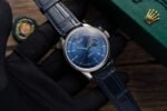 Rolex Cellini 50519 316L Steel Blue Dial 39mm Leather AAA Replica - 图片 2