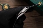 Rolex Cellini 50519 316L Steel Blue Dial 39mm Leather AAA Replica - 图片 5