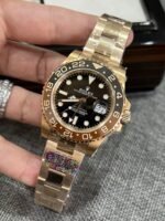 Rolex GMT-Master II 126715CHNR Root Beer YG Plated Black Dial 40mm Oyster Super Clone - 图片 2