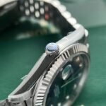Rolex Datejust 316L Steel Blue Dial CZ Diamonds 41mm Jub EWF Replica - 图片 6