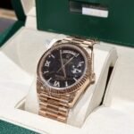 Rolex Day-Date RG Plated Eisenkiesel Dial CZ Diamonds 40mm Super Clone - 图片 3