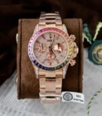 Rolex Daytona 116595 Rainbow RG Plated Diamond Dial 40mm Oyster Super Clone