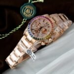 Rolex Daytona 116595 Rainbow RG Plated Diamond Dial 40mm Oyster Super Clone - 图片 3