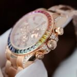 Rolex Daytona 116595 Rainbow RG Plated Diamond Dial 40mm Oyster Super Clone - 图片 7