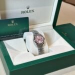 Rolex Datejust 316L Steel Pink Dial 31mm Jub EWF Replica - 图片 4