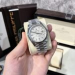 Rolex Day-Date 228239 904L Steel White Dial CZ Diamonds 40mm Super Clone - 图片 3