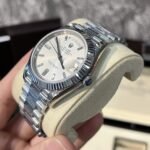 Rolex Day-Date 228239 904L Steel White Dial CZ Diamonds 40mm Super Clone - 图片 4