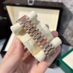 Rolex Day-Date 228235 RG Plated Chocolate Dial With Diamonds 40mm Super Clone - 图片 5