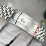Rolex Datejust 904L Steel Meteorite Dial CZ Diamonds 41mm Jub Super Clone - 图片 6