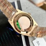 Rolex Day-Date RG Plated Chocolate Dial With Red Diamonds 40mm Super Clone - 图片 7