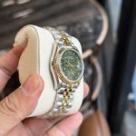 Rolex Datejust SS/YG Plated Green Dial CZ Diamonds 31mm Jub AAA Replica - 图片 5