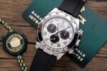Rolex Daytona 116509LN 904L Steel White Arabic Dial 40mm Oysterflex Super Clone - 图片 2