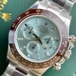 Rolex Daytona 116506 904L Steel Ice Blue Dial CZ Diamonds 40mm Oyster Super Clone - 图片 2
