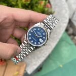 Rolex Datejust 126234 904L Steel Blue Dial CZ Diamonds 36mm Jub Super Clone - 图片 2