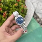 Rolex Datejust 126234 904L Steel Blue Dial CZ Diamonds 36mm Jub Super Clone - 图片 3
