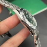 Rolex Datejust 126234 904L Steel Fluted Green Dial 36mm Jub Super Clone - 图片 4