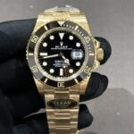 Rolex Submariner 116618LN YG Plated Black Dial 40mm Oyster Super Clone