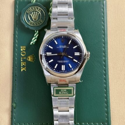 Rolex Oyster Perpetual 124300 316L Steel Blue Dial 41mm Oyster KGF Replica