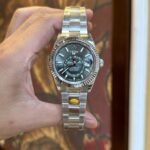 Rolex Sky-Dweller 326935 316L Steel Green Dial 42mm Oyster NBF Replica