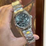 Rolex Sky-Dweller 326935 316L Steel Green Dial 42mm Oyster NBF Replica - 图片 3