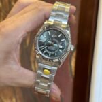 Rolex Sky-Dweller 326935 316L Steel Green Dial 42mm Oyster NBF Replica - 图片 4