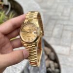 Rolex Day-Date YG Plated Champagne Dial CZ Diamonds 40mm Replica - 图片 3