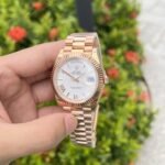 Rolex Day-Date RG Plated White Dial 40mm AAA Replica - 图片 4