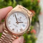 Rolex Day-Date RG Plated White Dial 40mm AAA Replica - 图片 5