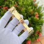Rolex Day-Date 128348RBR YG Plated Ombre Green Dial CZ Diamonds 36mm EWF Replica - 图片 7