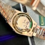 Rolex Day-Date 228235 RG Plated Chocolate Dial CZ Diamonds 40mm Super Clone - 图片 3
