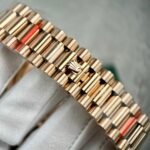 Rolex Day-Date 228235 RG Plated Chocolate Dial CZ Diamonds 40mm Super Clone - 图片 9