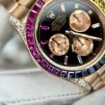 Rolex Daytona 116595RBOW Rainbow RG Plated Black Dial With Diamonds 40mm Oyster Super Clone - 图片 5
