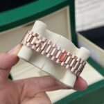 Rolex Day-Date RG Plated Diamond Dial CZ Diamonds 40mm Super Clone - 图片 6