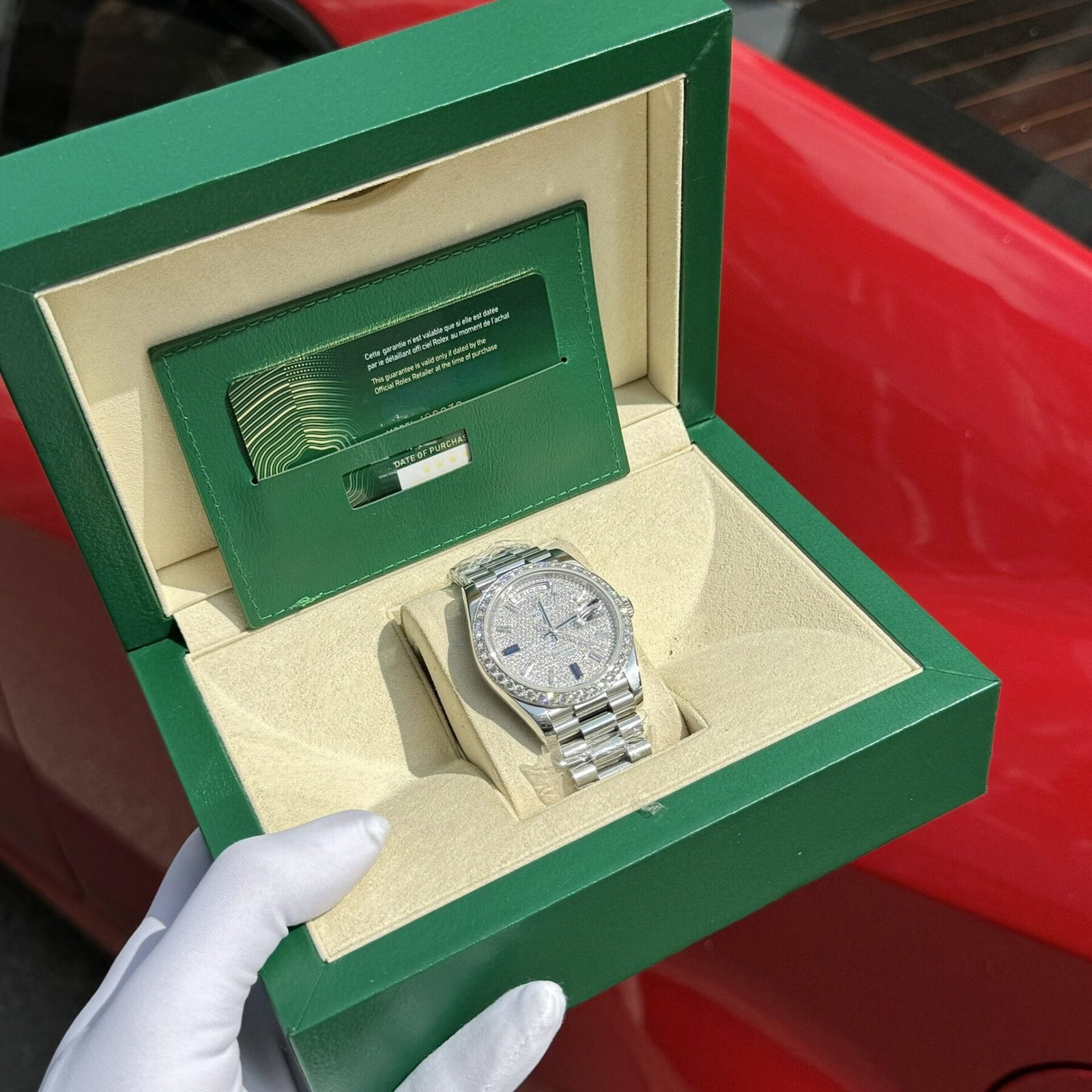 1750588958-382-1.jpg Rolex Day-Date 904L Steel Diamond Dial 40mm Super Clone - 图片 1